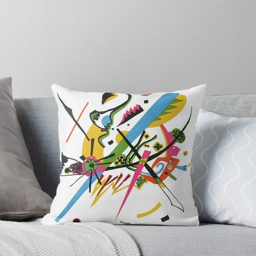 

Small worlds I, 1922 - Wassily Kandinsky Throw Pillow Embroidered Cushion Cover Decorative Sofa Cushion pillow