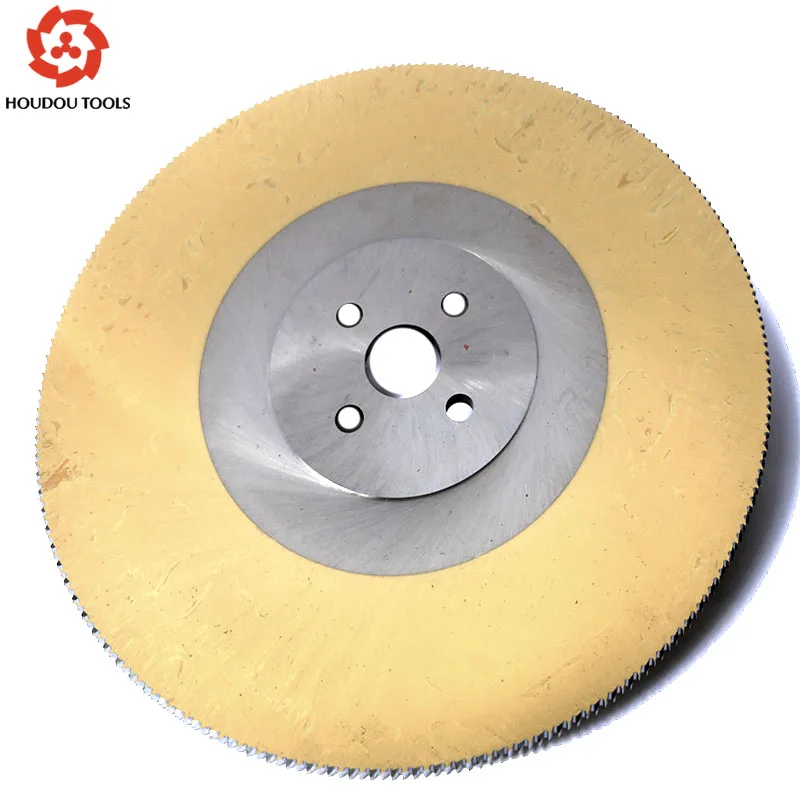 Imagem -03 - Custo Venda de Hssm2 M42 Feito Hss Saw Blade 350 375 400*32*2.0 2.5 3.0 mm para ss Aço Ferro Alumínio Tubulações Placas Perfil Corte