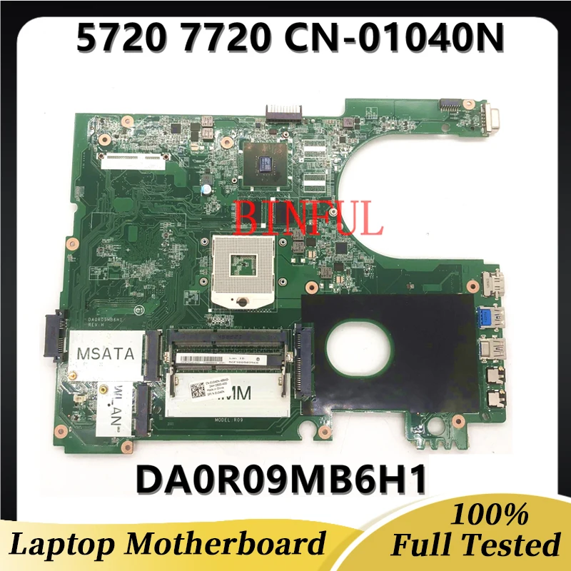 CN-01040N 01040N 1040N Mainboard 17R 15R 5720 7720 N7720 Laptop Motherboard For Inspiron DA0R09MB6H1 GT630M/1G 100% Fully Tested