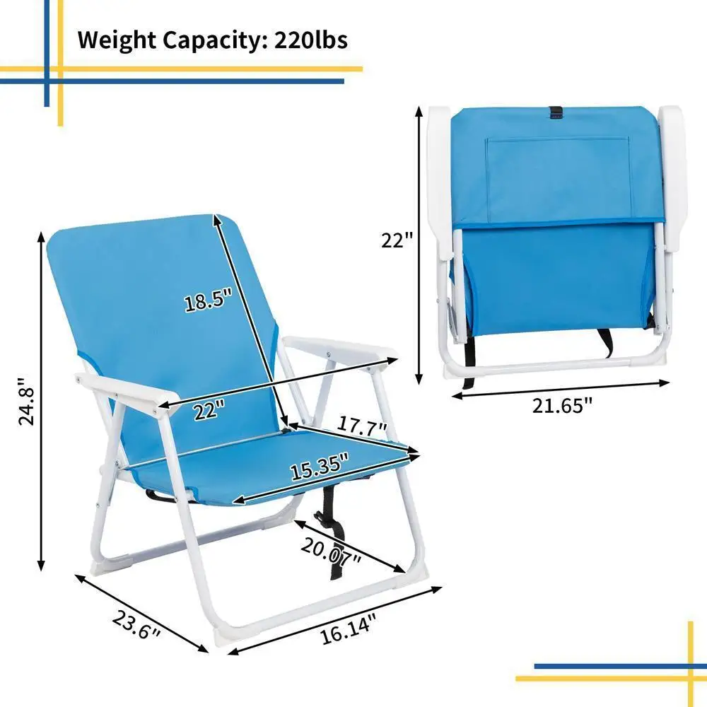 Beach Chair Outback Foldable Camping Folding Outdoor Camp Pool Stool