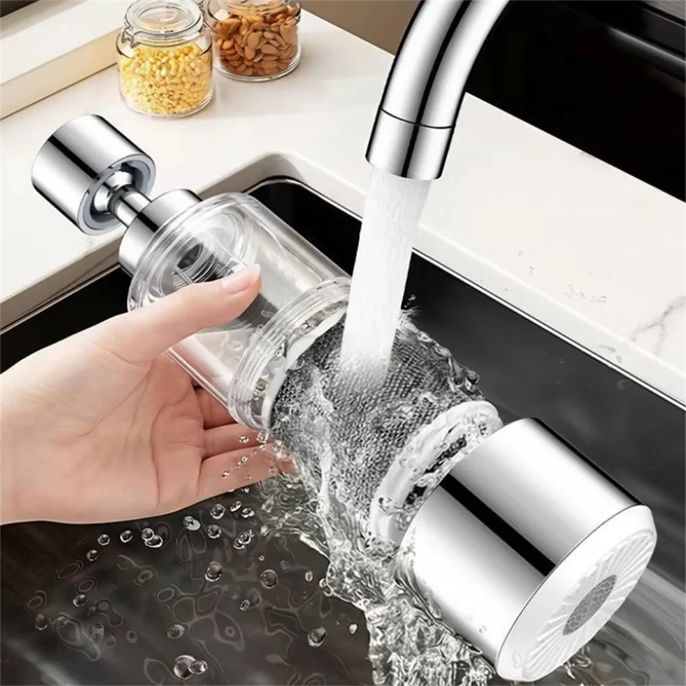 ABS and 316 Stainless Steel Faucet Filter Water Purifier with No Replacement Core for Standard Kitchen and Bathroom Faucets