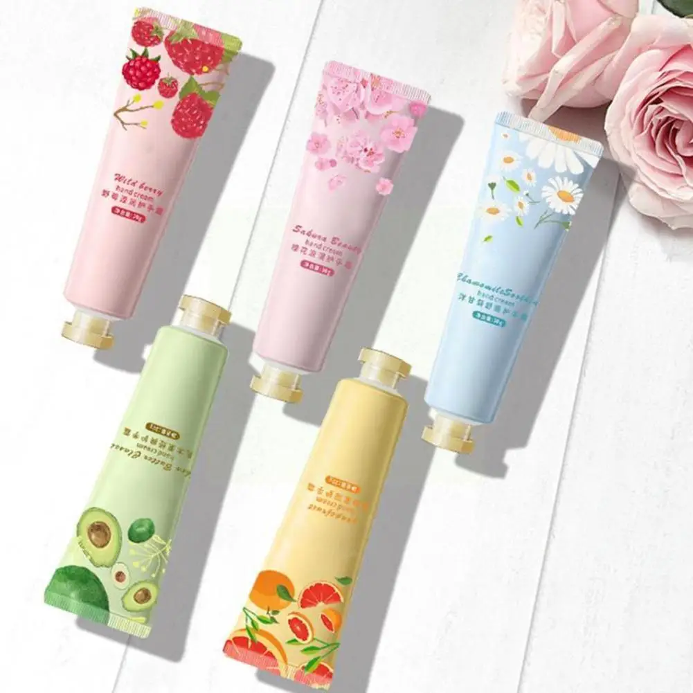 30g Hand Cream Random Type Plant Essence Hand Cream Moisturizing Cosmetics Non-greasy Care Hand Cream For Men And Women S9m6