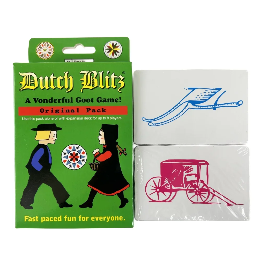 

Dutch Blitz The Original Fast Paced Card Game Contains 160 Card Quick And Easy To Learn Great Family Game Fun For Everyone For 2