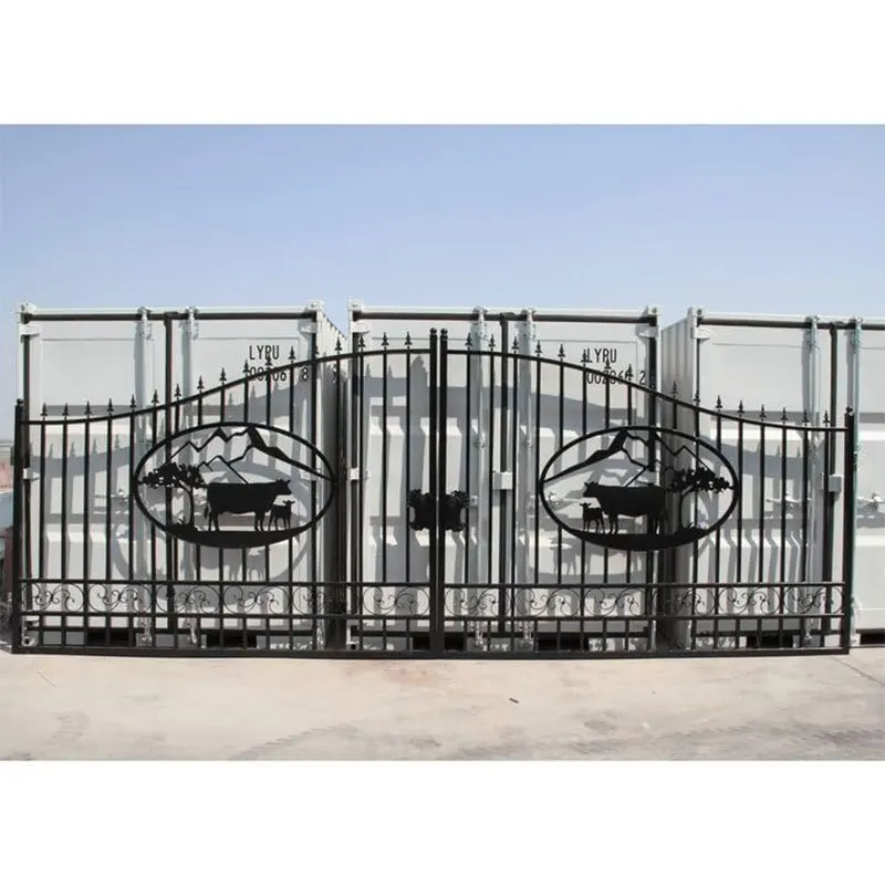 Chery Industrial Fence Gate Easily Assembled, Rodent Proof, Rot Proof, Waterproof, Easy, Durable Out door Iron Gate