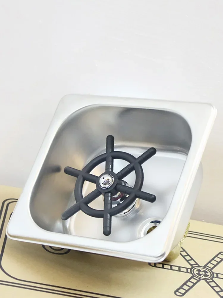 Direct sales Stainless steel tabletop, no-hole cup washer, bar counter, mobile built-in