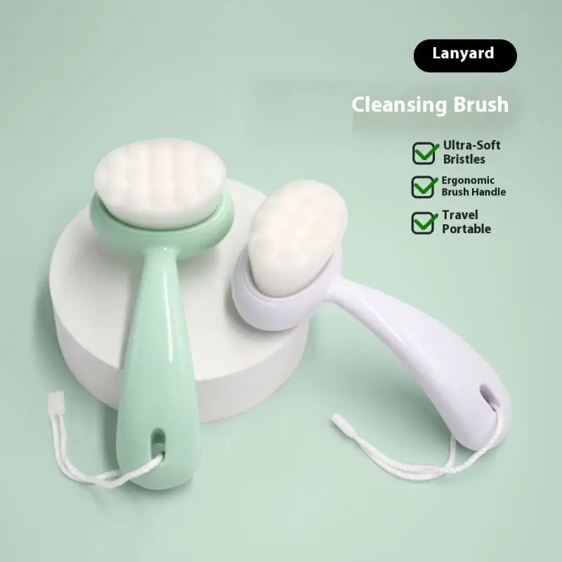 1 stks Poriënreiniger ​ ​   Gezichtsborstel wassen Diep reinigende gezichtsverzorging Gezichtspeelingborstel ​ ​   Mee-eter Zacht ​ ​ Gezichtsreinigingsborstel ​ ​