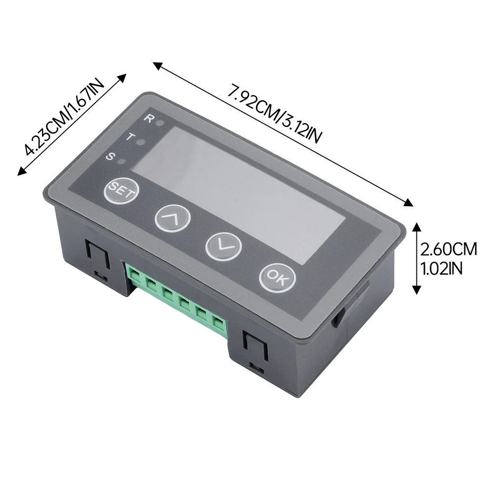 Digital Display Meter 0-10V 0-20mA 2-10V 4-20mA Relay Out RS485 Port  Value Display of Output Sensor