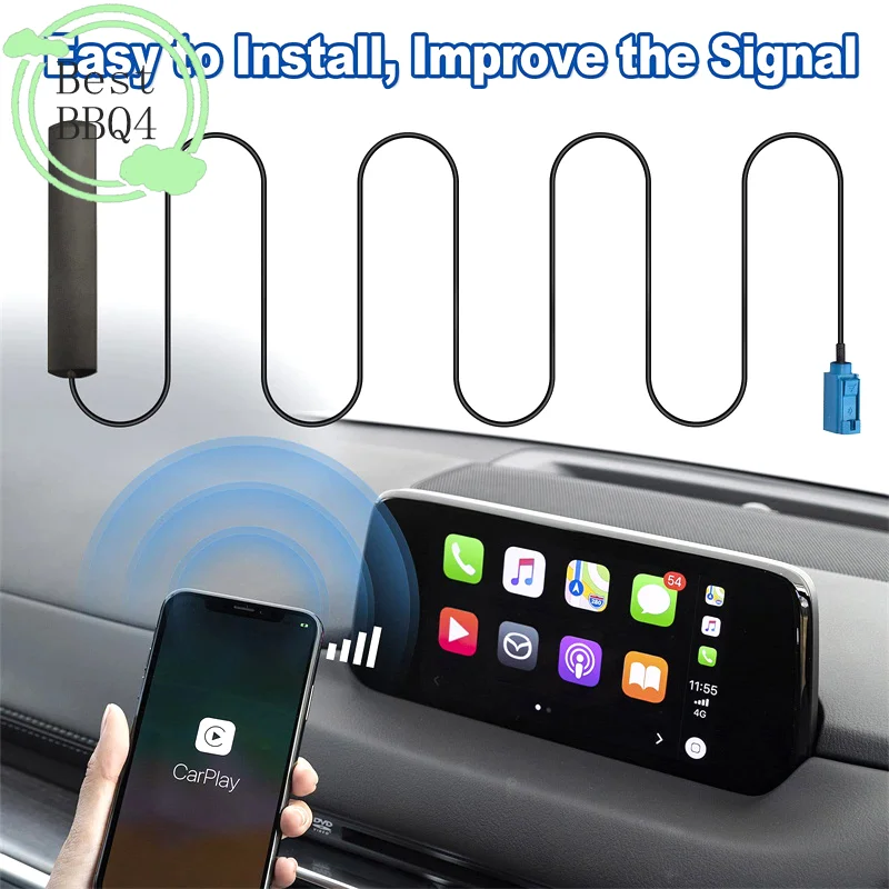 BBQ4 Antenna Aerial Bluetooth Wifi Carplay Retrofit For Id5 Id6 Car Electronics GPS & Accessories Automobiles Parts