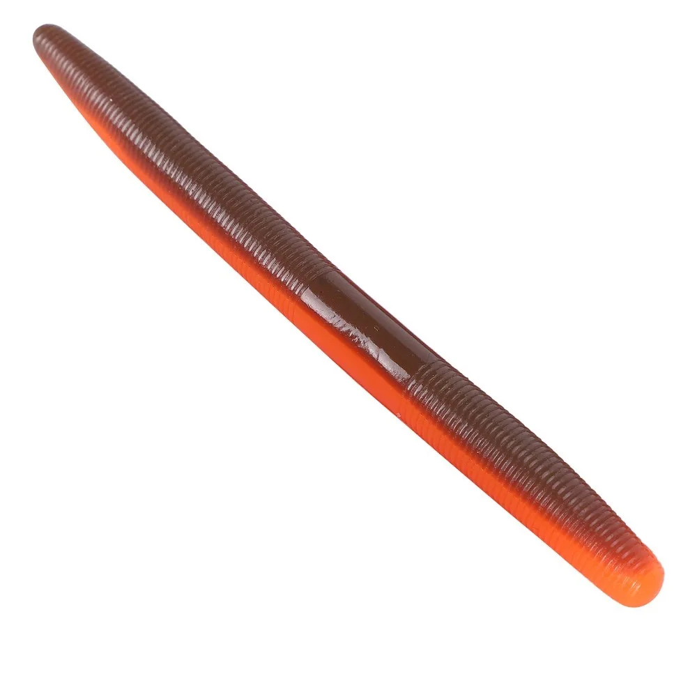 18PCS Lifelike 11cm 5.5g Worm Lures Floating Soft Bass Fishing Lures PVC Fishing Lure Bait For Saltwater