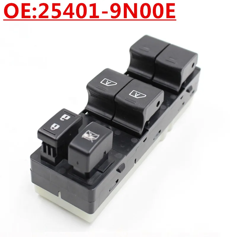 

OE: 25401-9N00E Подходит для Nissan Altima 2007-2012 гг., переключатель стеклоподъемника, переключатель мощности стеклоподъемника