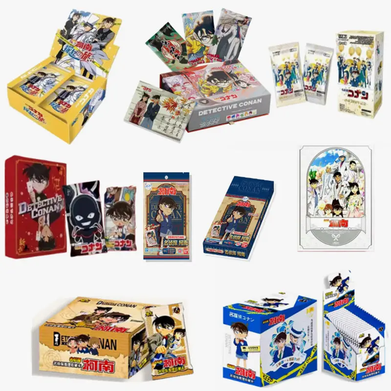 Wholesale New Detective Conan Collection Cards Set Anime Jimmy Kudo Rachel Moore Board Game Kids Toys For Child Birthday Gifts