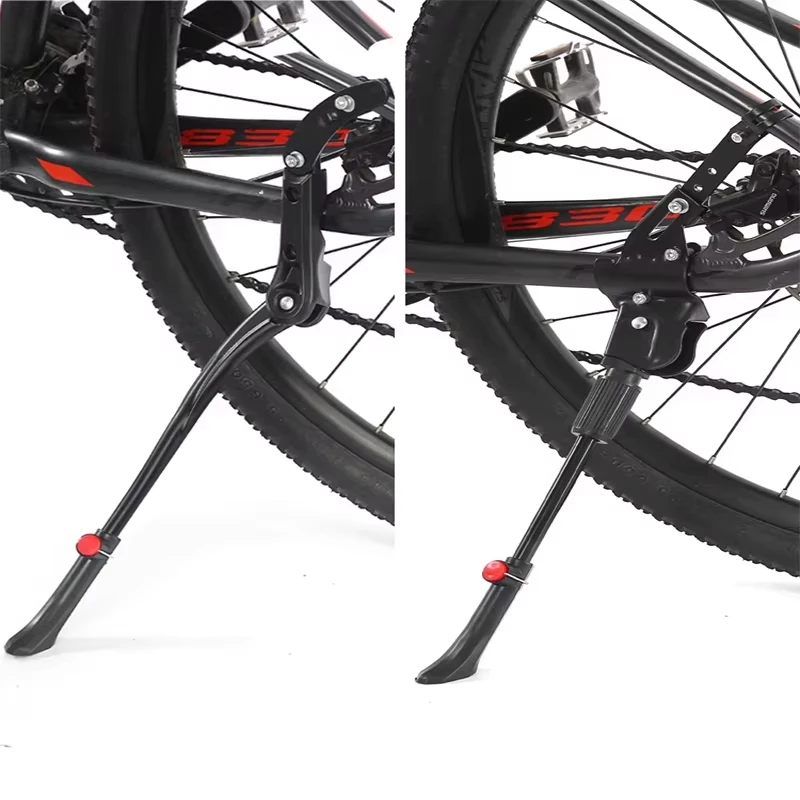 1PC verstellbarer Fahrradständer aus robustem Aluminiumlegierung, stabile Unterstützung, Fahrradstativ, geeignet für Mountainbikes und Rennräder