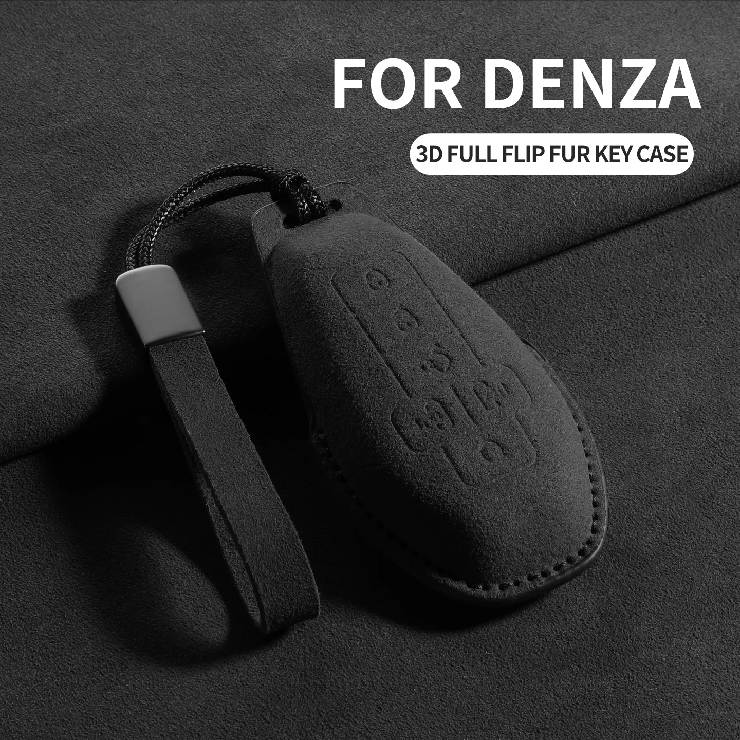 Suede Car Key Case …
