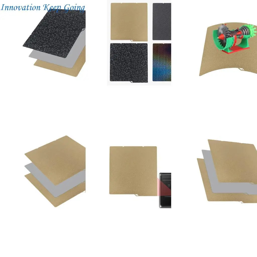 

E65C PEI текстурированная магнитная сборка сборка 264x276 мм пружинный сталь Гибкий кровать для аксессуаров S1C -печать