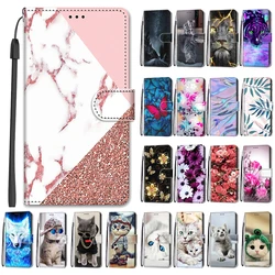 Flower Pattern Flip Case For Motorola Moto G32 G72 G73 G13 G23 G 32 MotoG32 Wallet Leather Phone Cases Stand Book Cover Bags