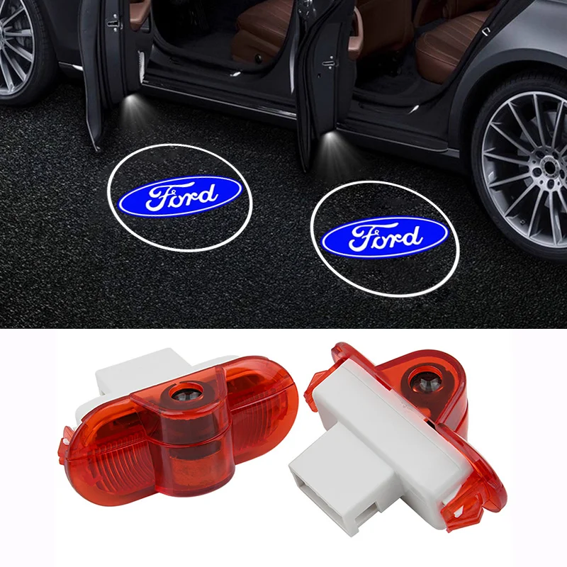 2pcs Car Door Welcome Lamp Ghost Shadow Atmosphere Light Projector Lamp For Ford Mondeo MK4 BA7 2007-2015 Galaxy MA6 2 S-MAX MK1 view 3
