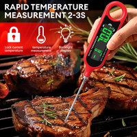 Digital Kitchen Thermometer IP66 Waterproof LCD Display BBQ Meat Cake Candy Fry Grill Dinning Household Cooking Thermometer