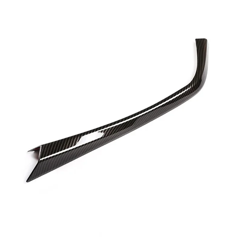 Carbon Fiber Style Gear Shift Side L Shape Strip Trim LHD Car Interior Accessories For BMW 1 2 Series F20 F21 F22 F23 2014-2019