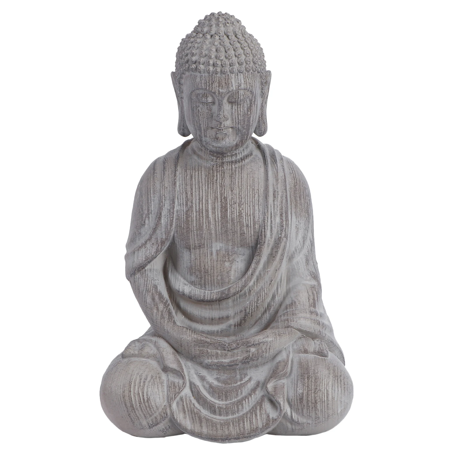 

Buddha Statue Decorative Figurine Zen Adornment Home Furnishing Resin Material Gentle Bright Appearance Comfortable