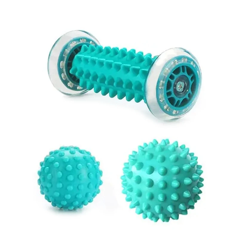 Foot Massager Roller Massage Ball Plantar Fasciitis Deep Tissue Back Leg Hand Tight Muscle Massage