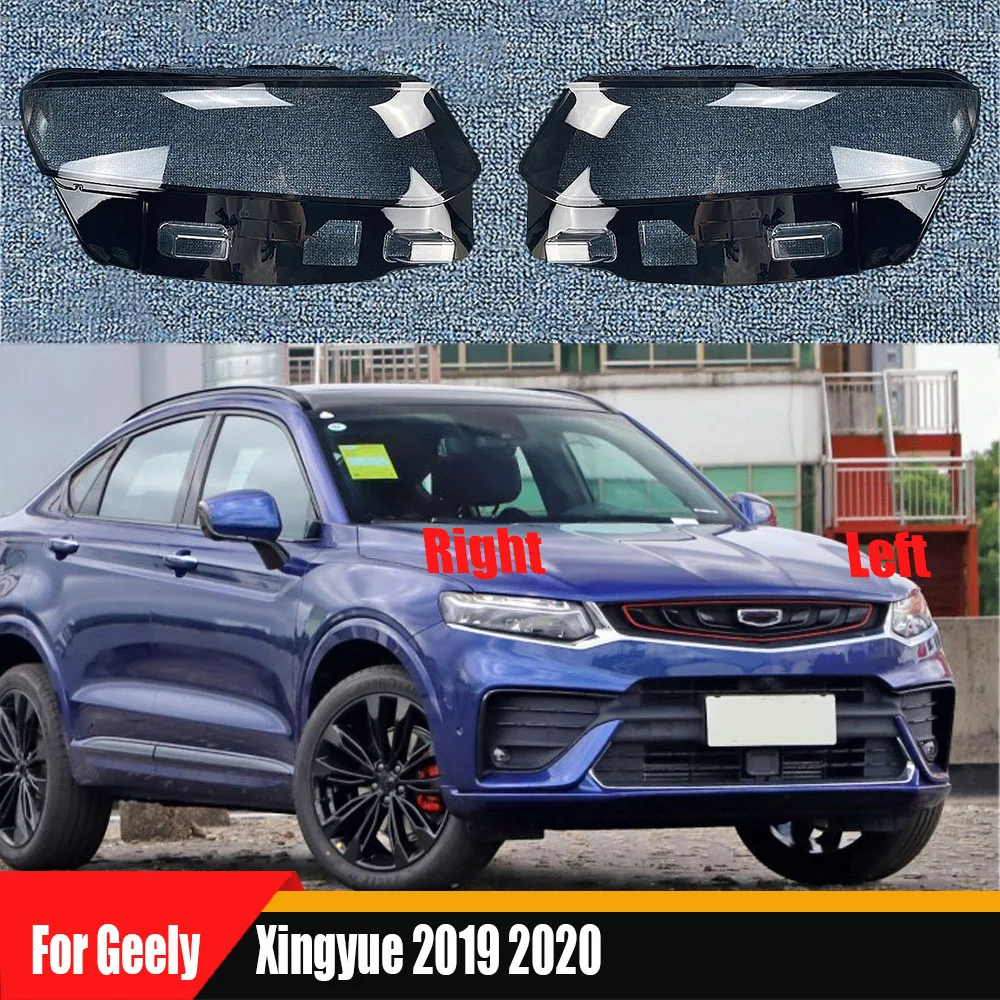 

For Geely Xingyue 2019 2020 Headlamp Lamp Shell Transparent Mask Headlight Cover Lens Plexiglass Replace Original Lampshade