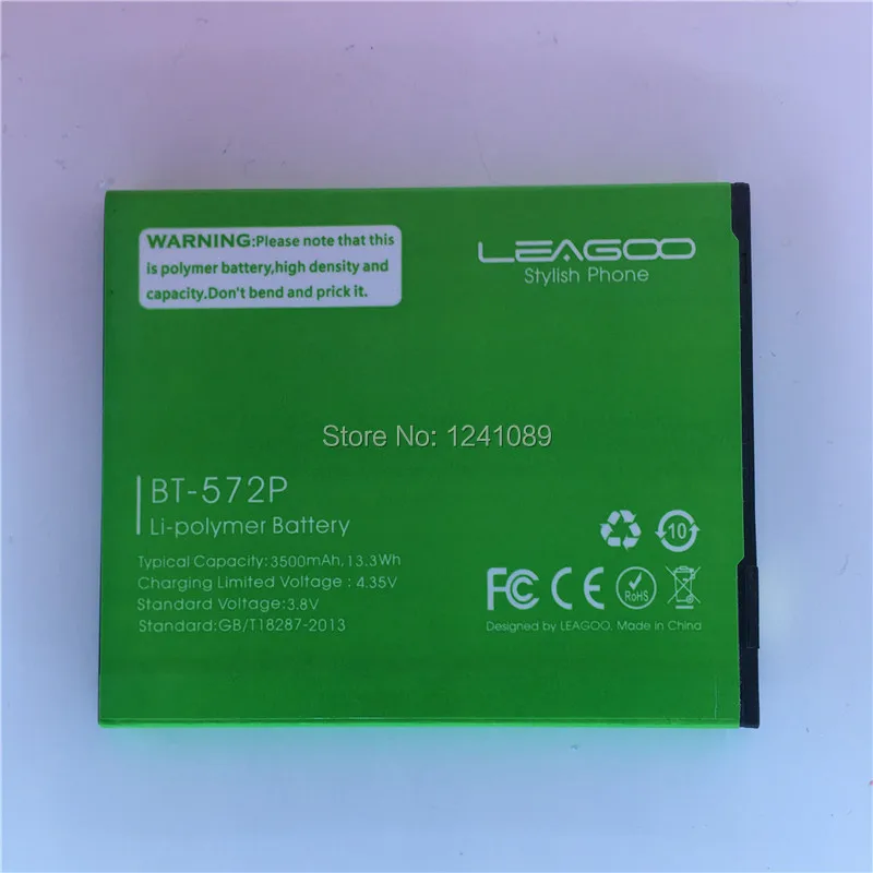 

Mobile phone battery for LEAGOO BT-572P battery 3500mAh Long standby time High-quality for LEAGOO M8 battery Mobile Accessories