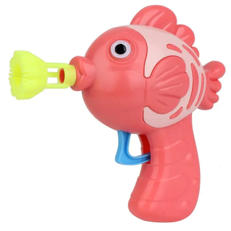 Cute Fish Soap Water Bubble Gun Bubble Blower Machine Toy For Kids Children Manu