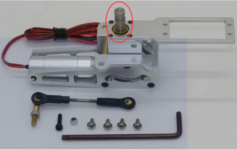 Broche d'arbre pour JP Hobby ER150, 1 pièce, 8mm 10mm, moteur rétractable électrique 12-17kg, train d'atterrissage, bricolage, avion RC, pièces de rechange