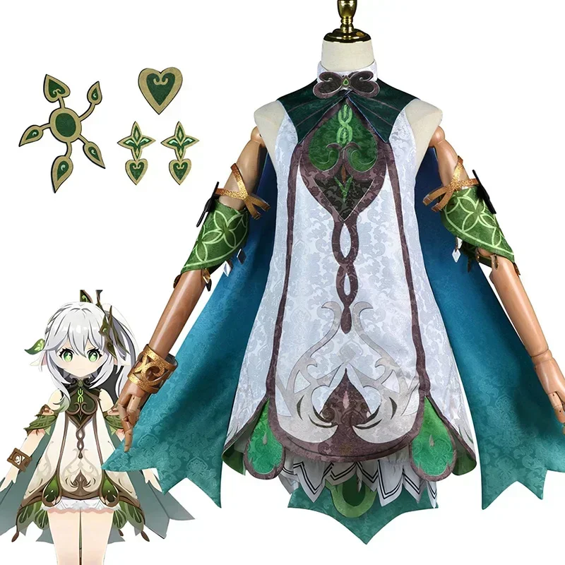 Game Genshin Impact Nahida Cosplay Costume Nahida Lesser Lord Kusanali Full Set