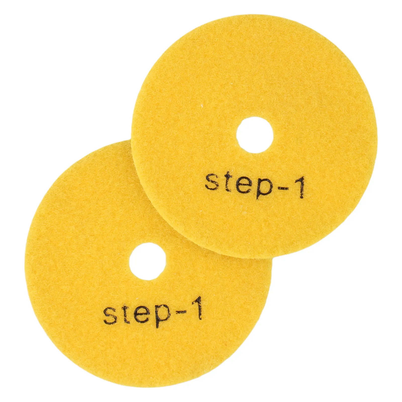 2pcs 4Inch Diamond Polishing Pads 3 Step Dry/Wet Buff Disc For Sanding Granite Marble Quartz Stone Ceramic Grinding Tool