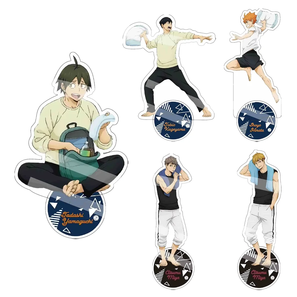 Хайкю!! Игра Shoyo Hinata Toru Oikawa Kenma Kozume Tobio Kageyama Фигурка куклы Аниме Акриловая подставка