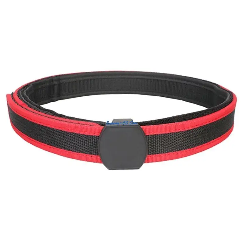 

Y51D Unisex Belt Men Alloy Quick Release Buckle for Tough Stretch Nylon