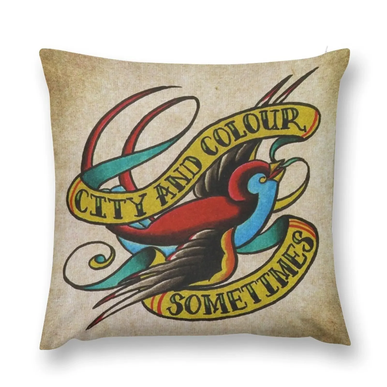 

City and Colour sometimes Throw Pillow Decorative Sofa Cushions Christmas Covers Decorative pillow case pillow