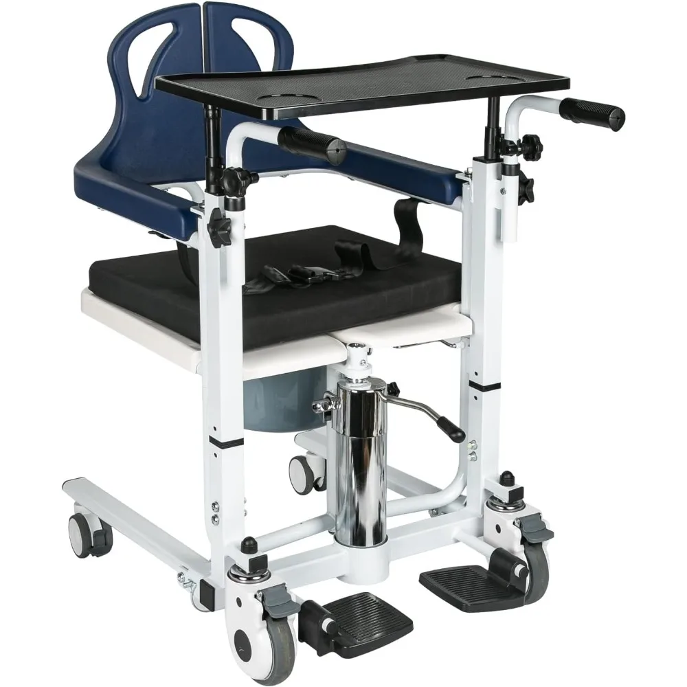 

Кресло для переноски пациентов с гидравлическим подъемником для домашнего использования, 180° ° Разделенное сиденье для помощи пожилым людям