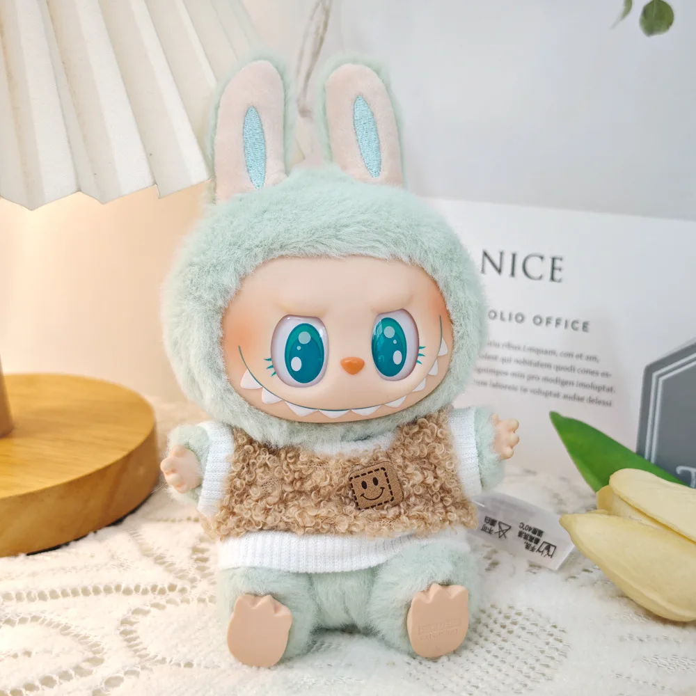 Only Labbubu Clothes Labubu Doll Accessories Kawaii Jewelry Cute Doll Ornament Christmas Gift Creative Labubu Keyring Kids Toys