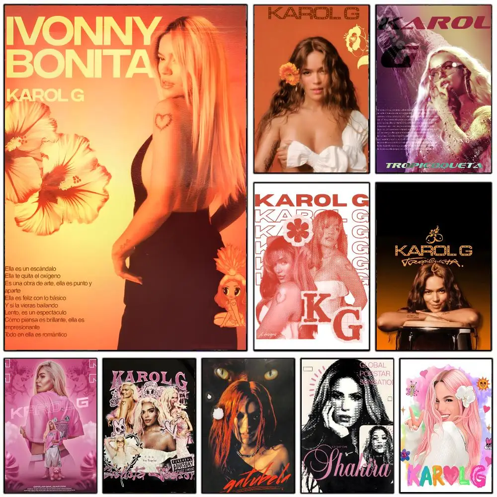 charismatic singer K-Karol G Poster Modern Home Decoration Interior Design & Contemporary Wall Art Collection