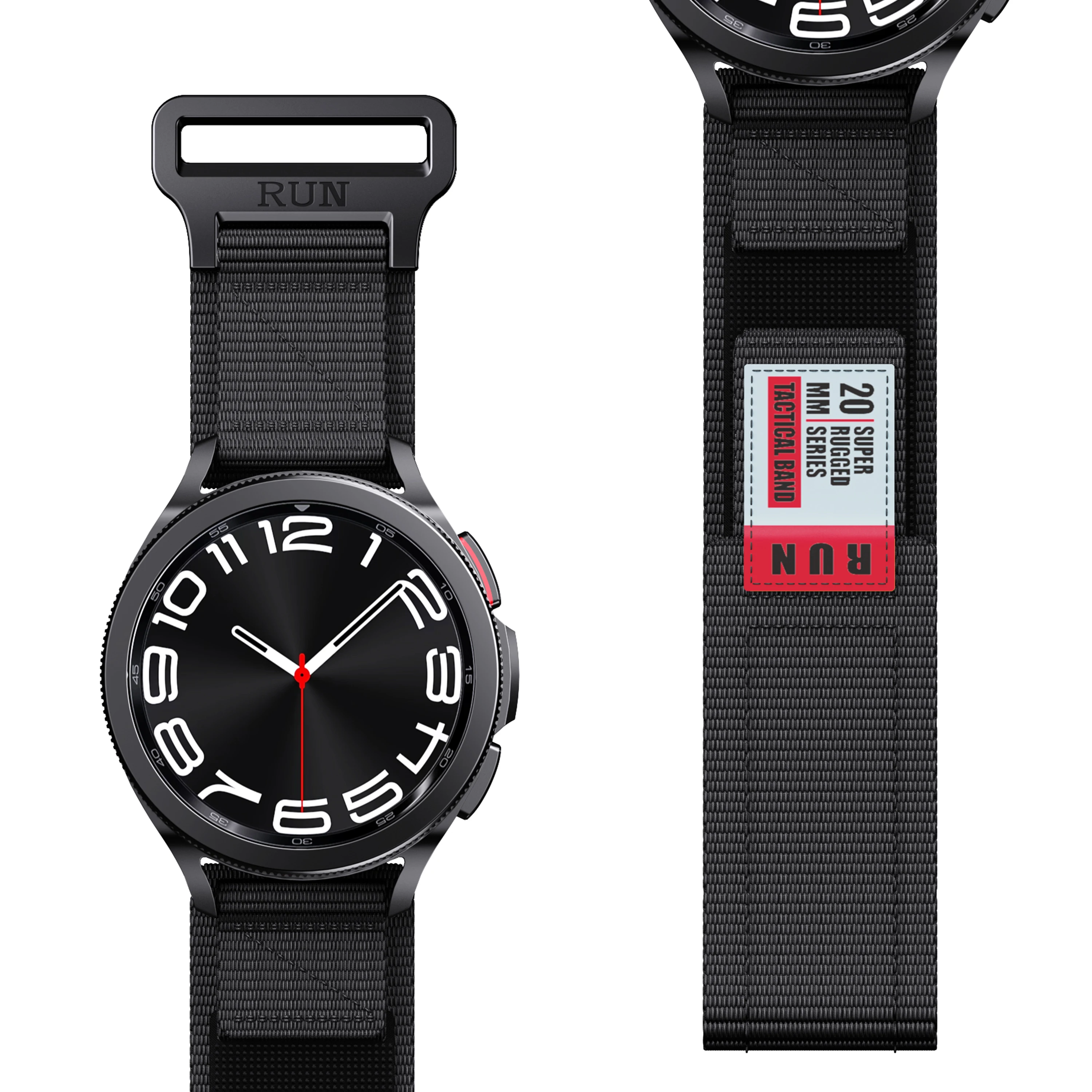 Correa de reloj de liberación rápida de 20mm, correa de silicona solo para Samsung, HuaWei, Garmin (reloj no incluido)