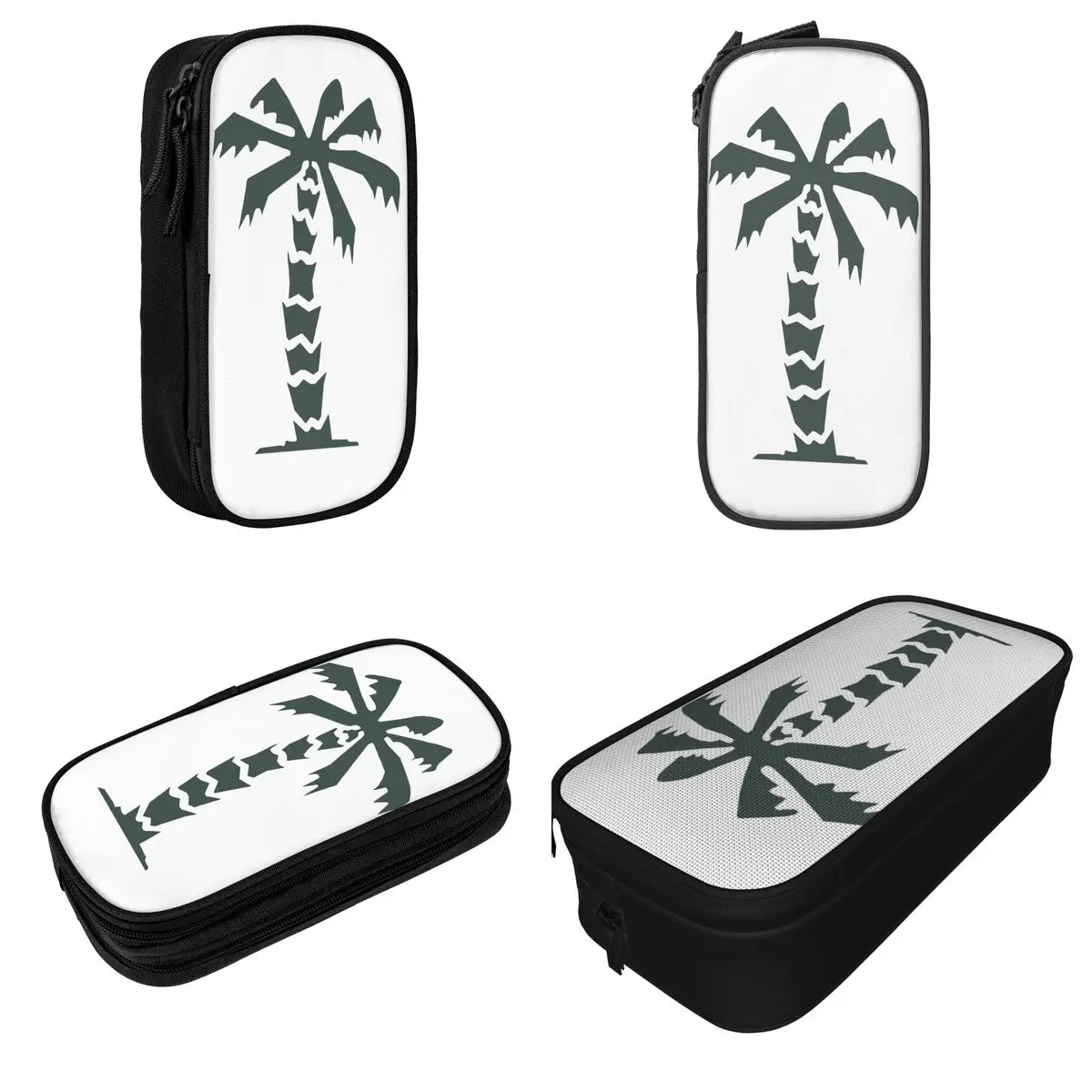 Wehrmacht Afrika Korps Palm Tree Pencil Cases Cute Pen Bags Girls Boys Large Storage Students School Gifts Pencilcases