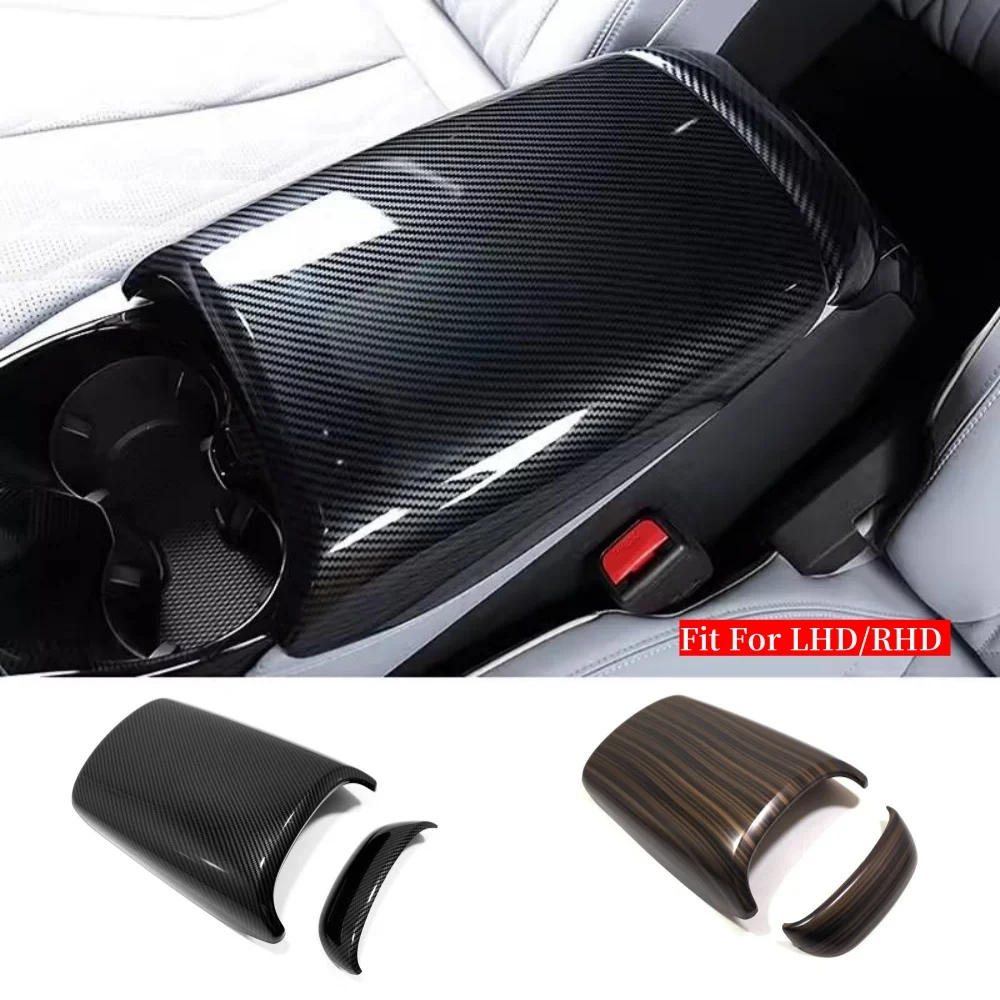 

LHD/RHD For BYD SEAL EV 2022 2023 2024 ABS Carbon Fiber Car Center Console Armrest Box Protector Panel Cover Trim Accessories