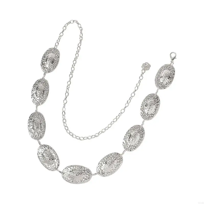 

Sea Shell Geometric Buckles Waist Chain for Female Girl Metallic Body Jewelry Fashion Accessory For Various Occasion Y08E