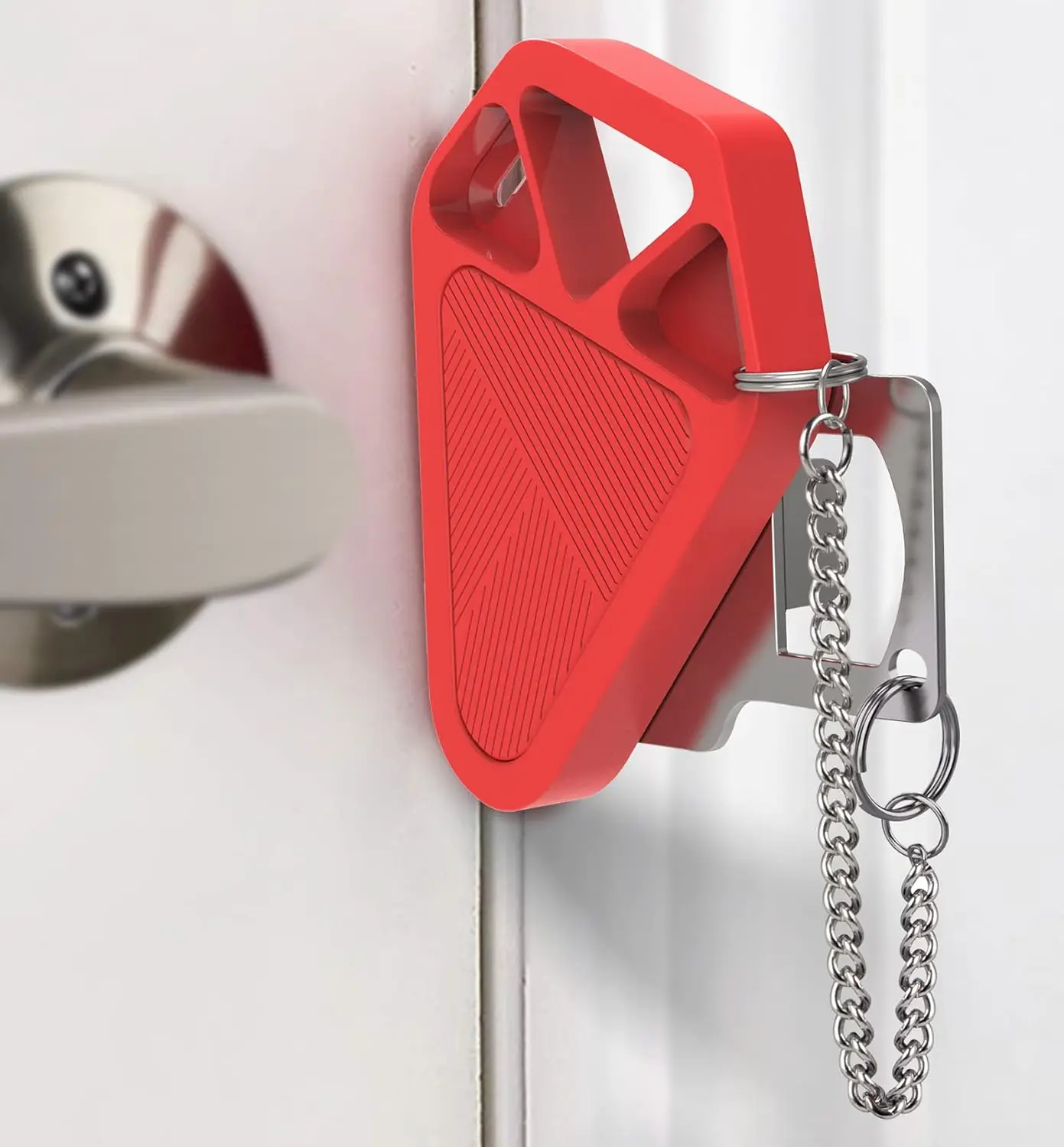 

Portable Door Lock for Travel Security, Fits Most Doors, Easy to Install Inside for Hotels & Apartments