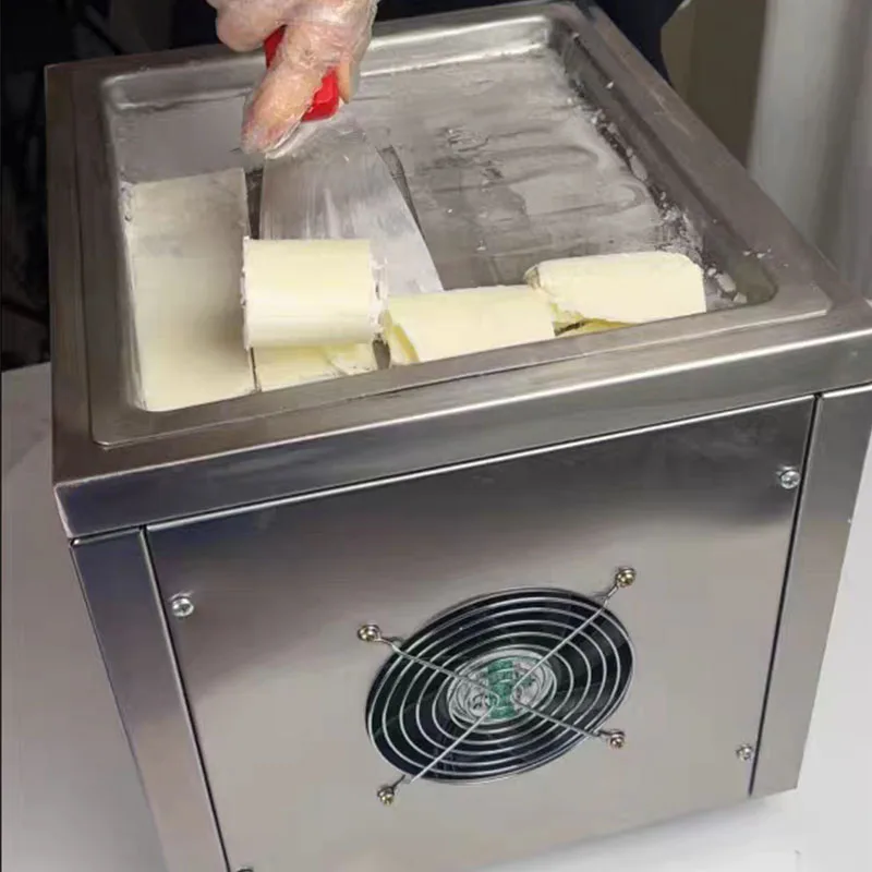 

Commercial Electric Ice Cream Yogurt Roll Machine Stir-Fried Rolled Ice Cream Fried Yogurt Fruit Smoothie Machine