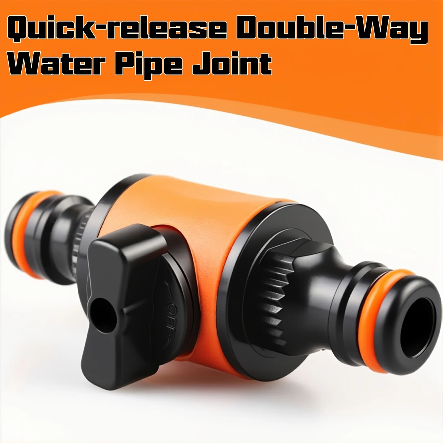 3Pcs Quick Release Double Hose Connectors Adapter, Garden Water Pipe Quick Fittings for Garden & Irrigation Water Hoses