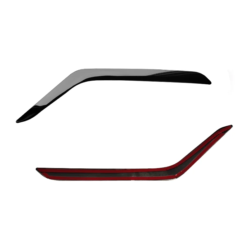 Car Accessories  Front Bumper Chrome Trim Molding LH RH For Nissan JUKE F16 2019-2023 BLACK