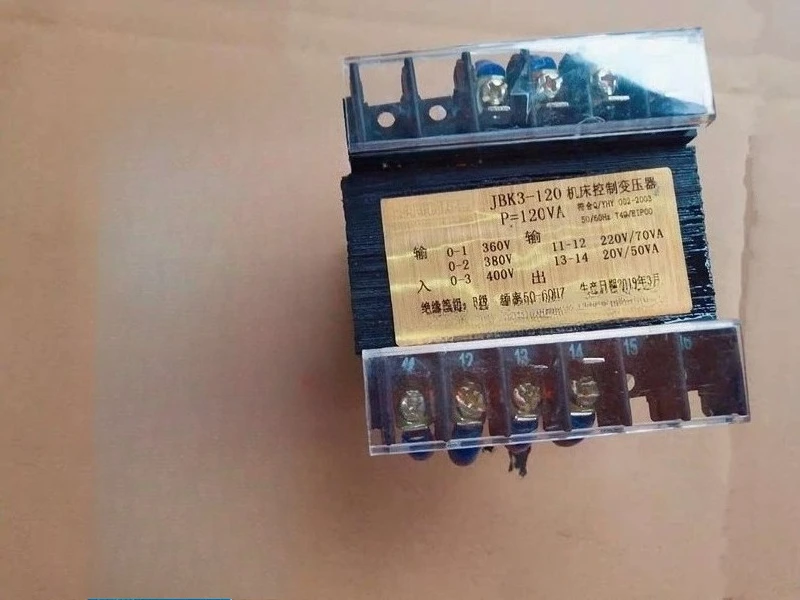 JBK3-120VA Machine Tool Control Transformer Partition 380v220v To 24v36v 110v 220v