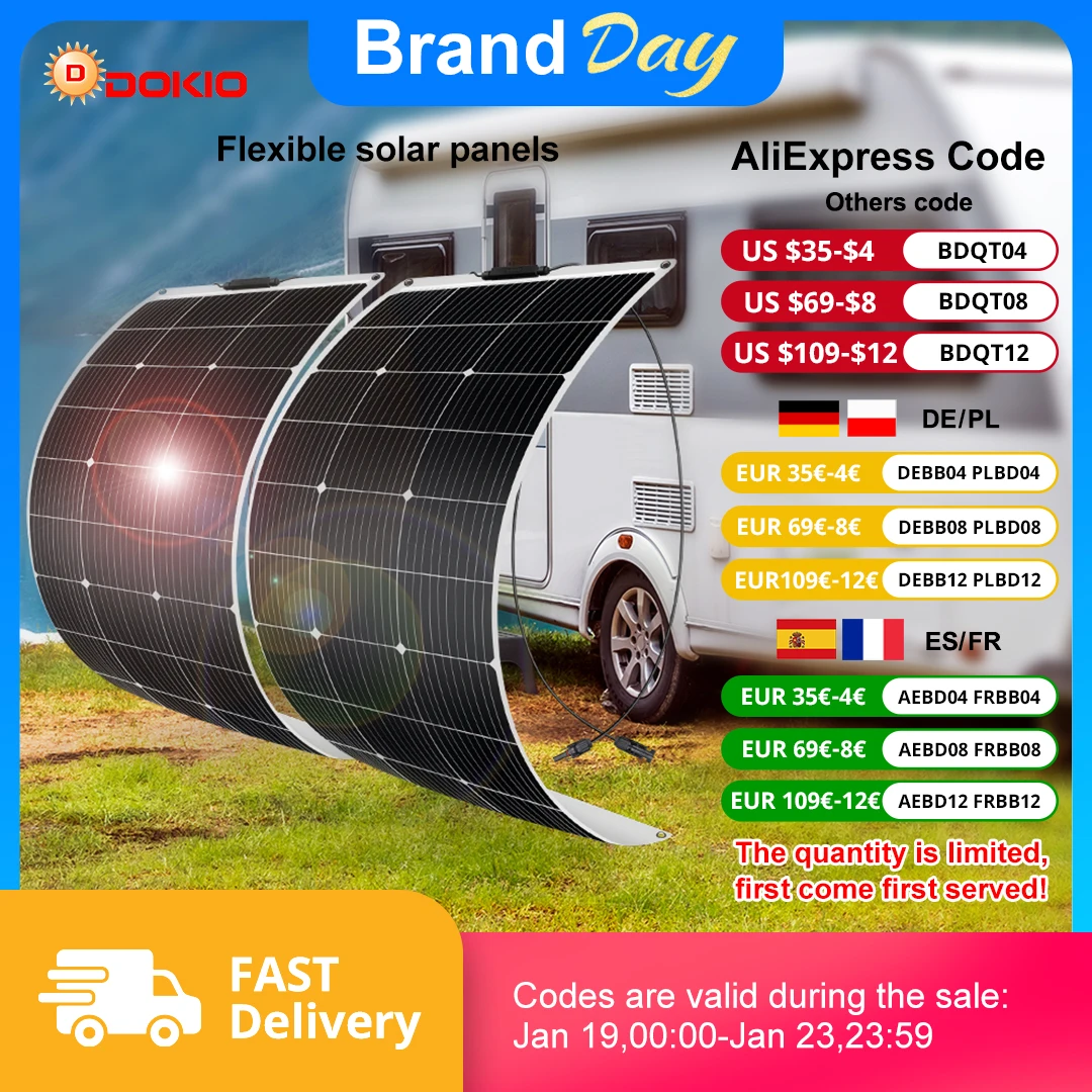 Dokio 18V 200W Flex…