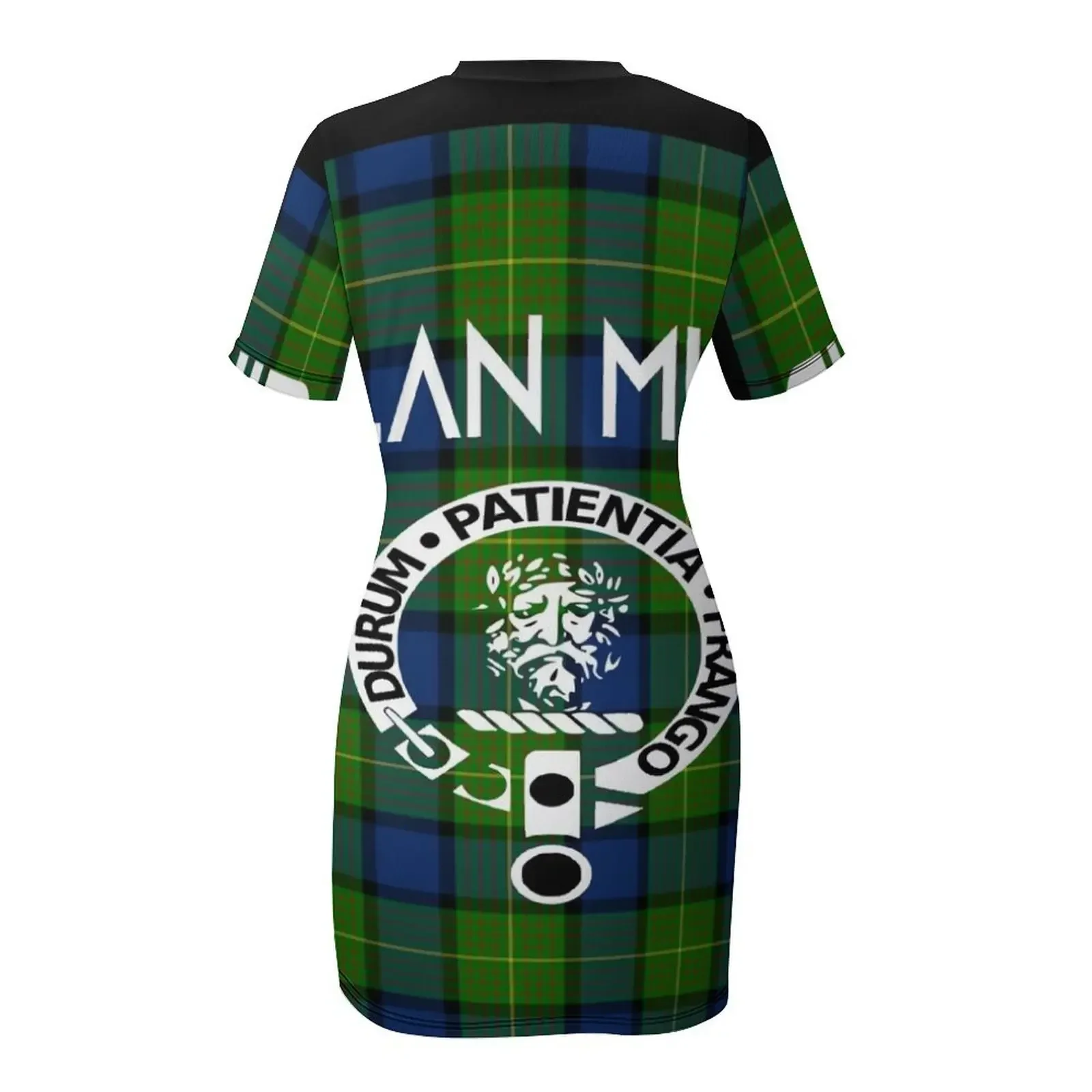 Clan Muir Tartan Short-Sleeved Dress women's evening dress 2026 women formal occasion dresses women dresses view 5