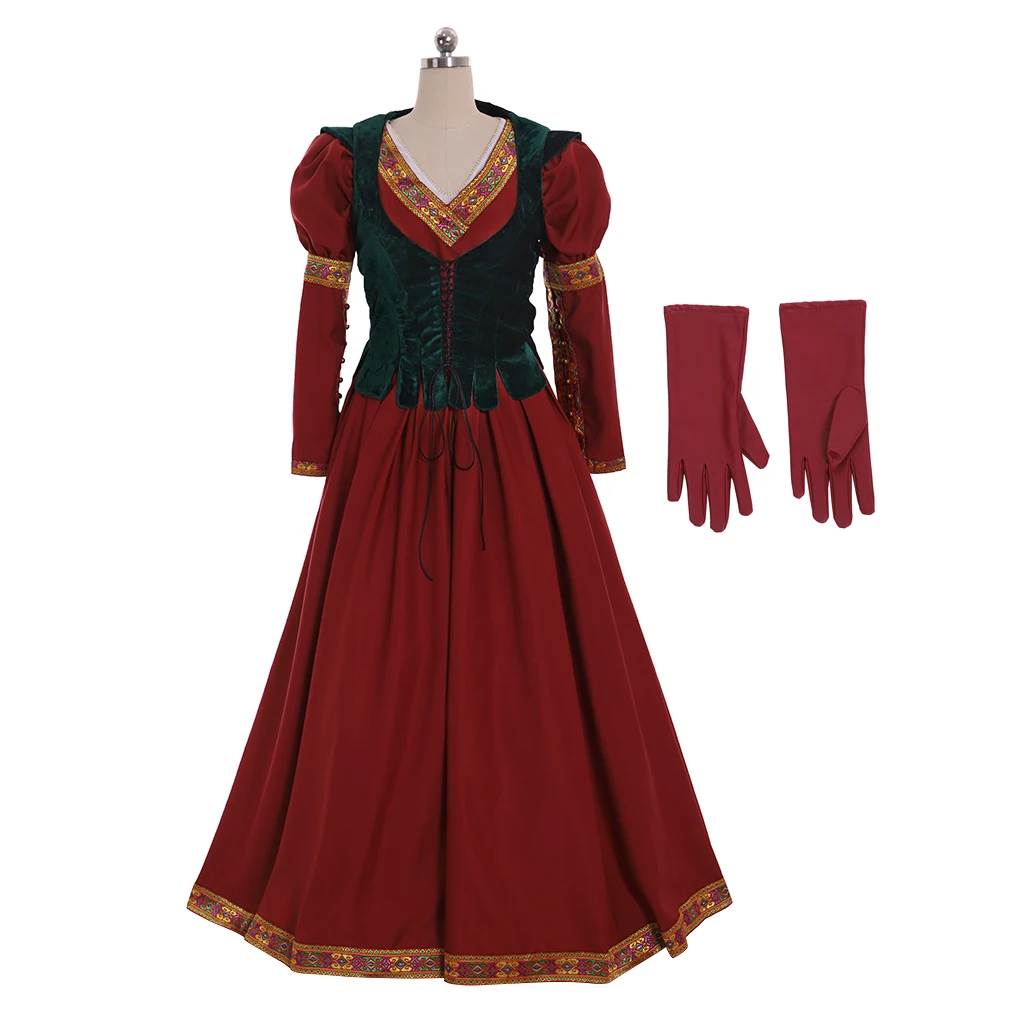 

Renaissance Victorian Court Royal Princess Corset Dress Suit Medieval Tudor Queen Tea Party Ball Gown