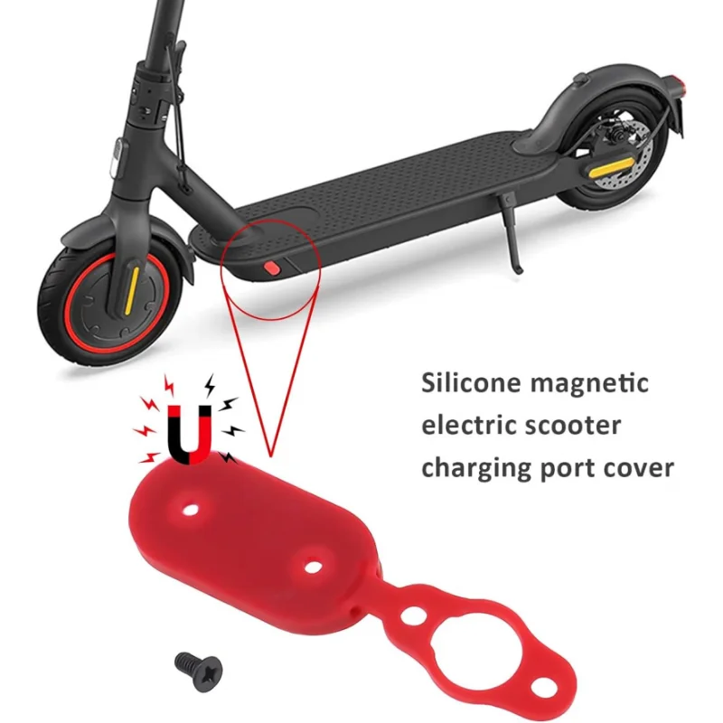 Porta di carica Impermeabile di Caso Della Copertura Della Spina Della Polvere per Xiaomi Norma Mijia M365 e Pro Scooter Elettrico Tappo di Gomma