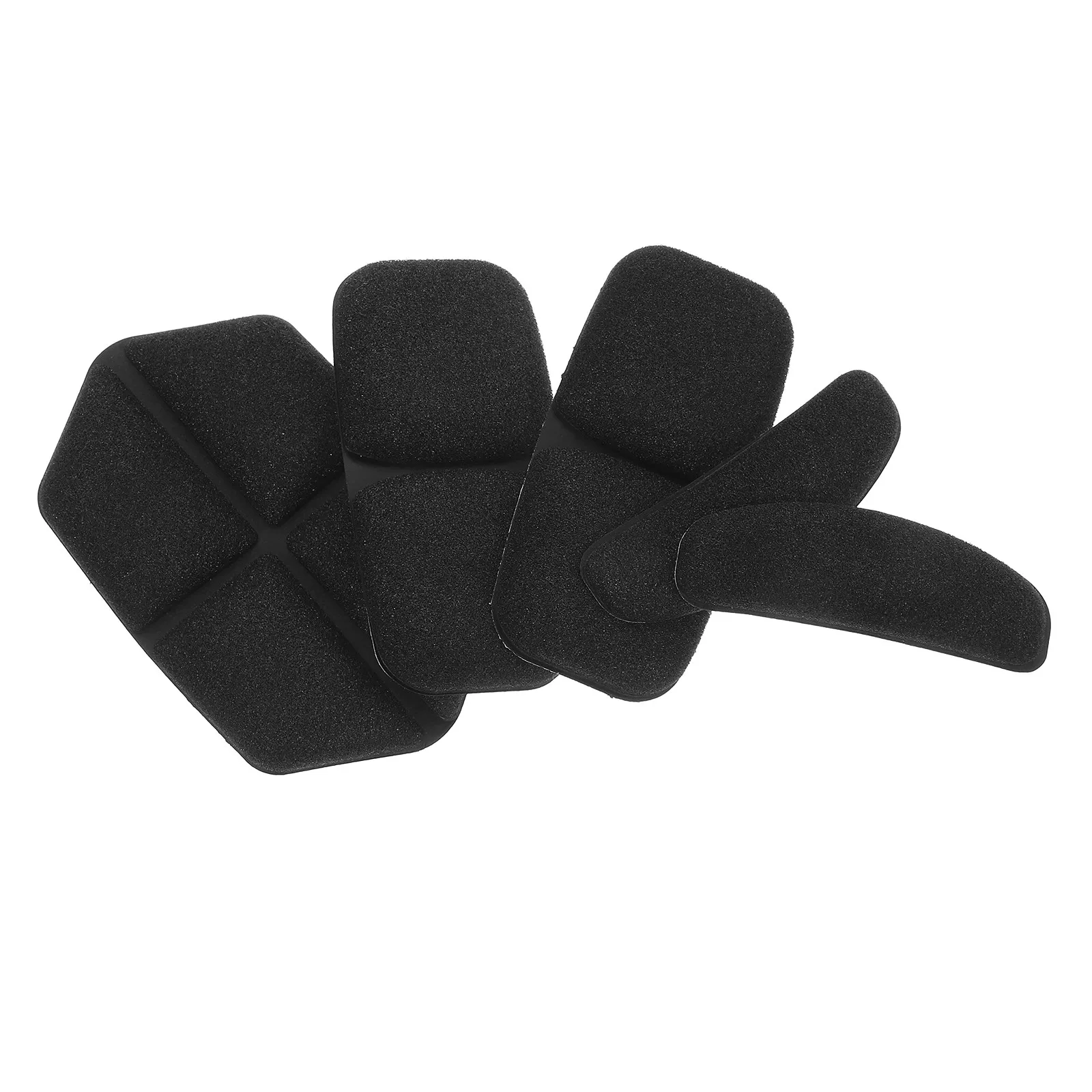 

5Pcs Bike Padding Kit Self-Adhesive Breathable Protective Pads for Repair Replacement Comfort Padding for Helmets
